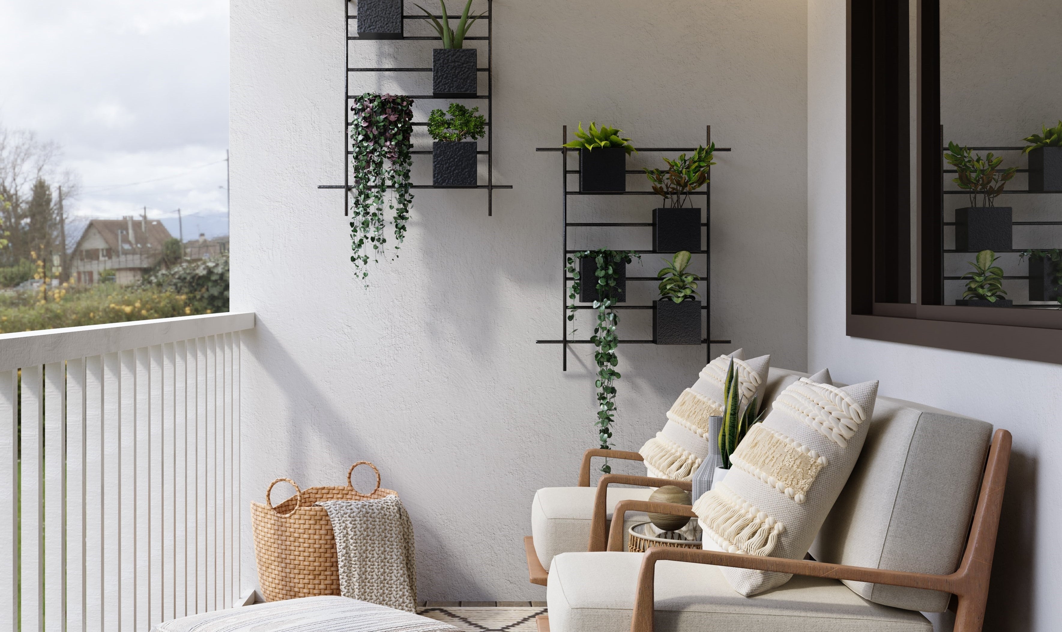 Balkon gestalten ohne Bohren: Ideen und Tipps