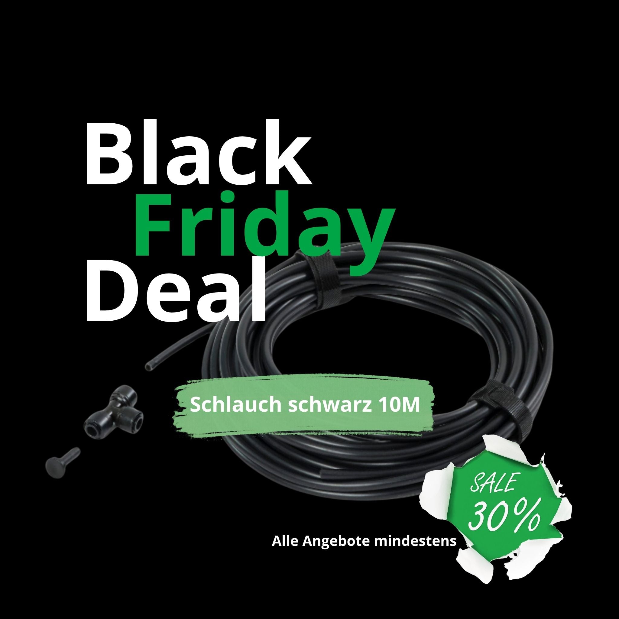 Boum Schlauch 10m (schwarz)