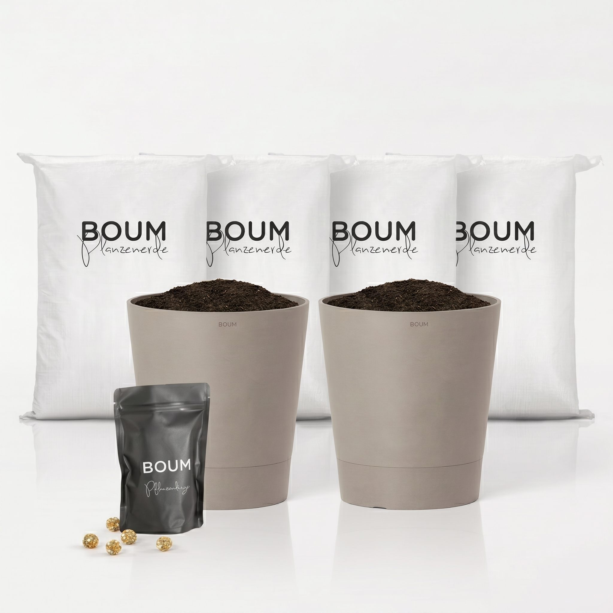 Topf und Erd Bundle Pro 30 L ("Boum wächst")