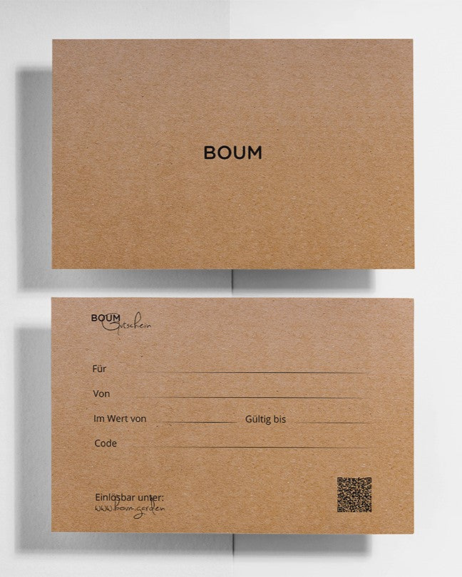 Boum gift voucher