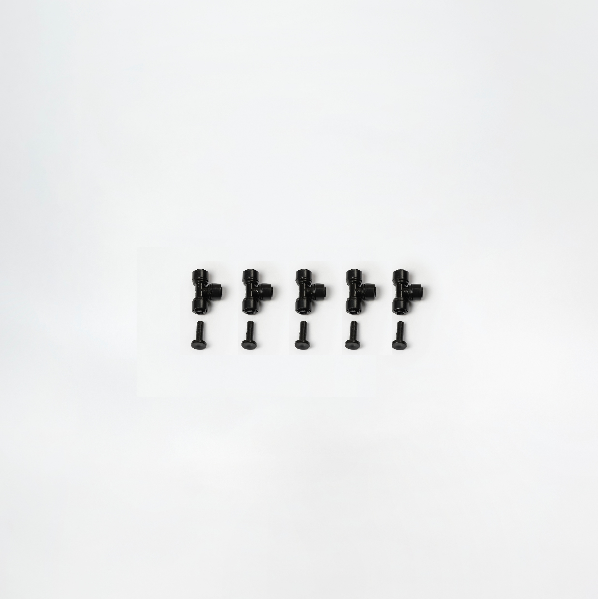 T-Stücke und Endstück 5er-Set