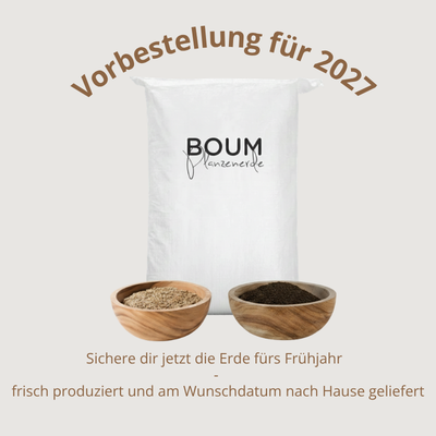 Vorbestellung Boum Pflanzenerde
