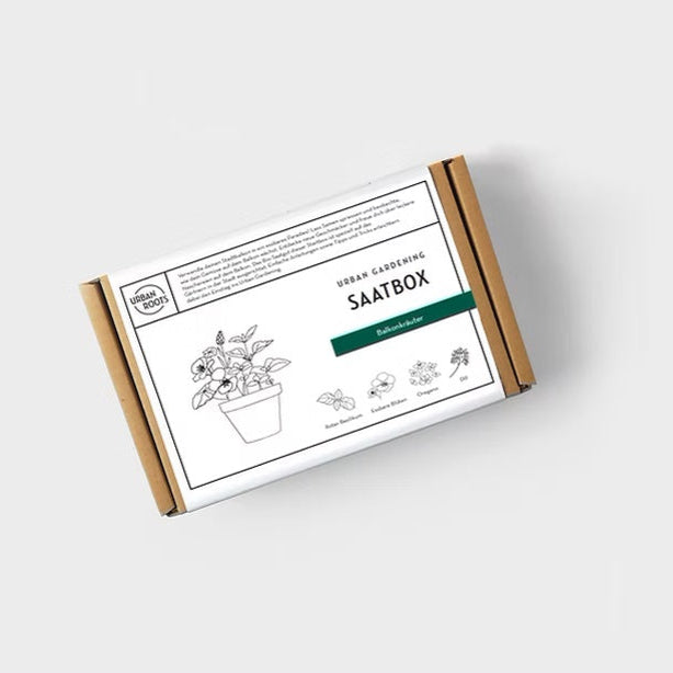 Urbanroots Saatgutbox Balkonkräuter