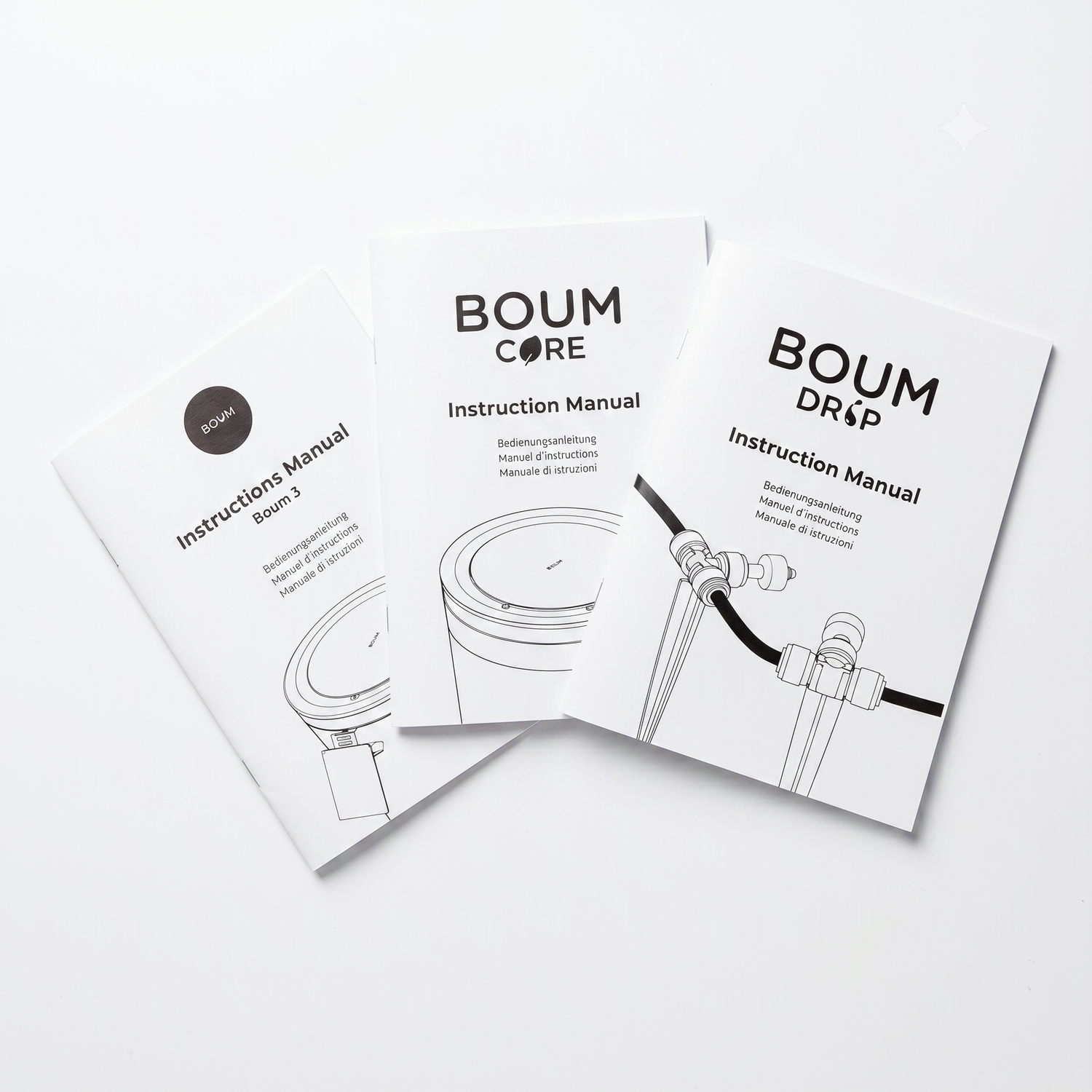 Bedienungsanleitungen Boum Bewässerungssysteme (Manuals)