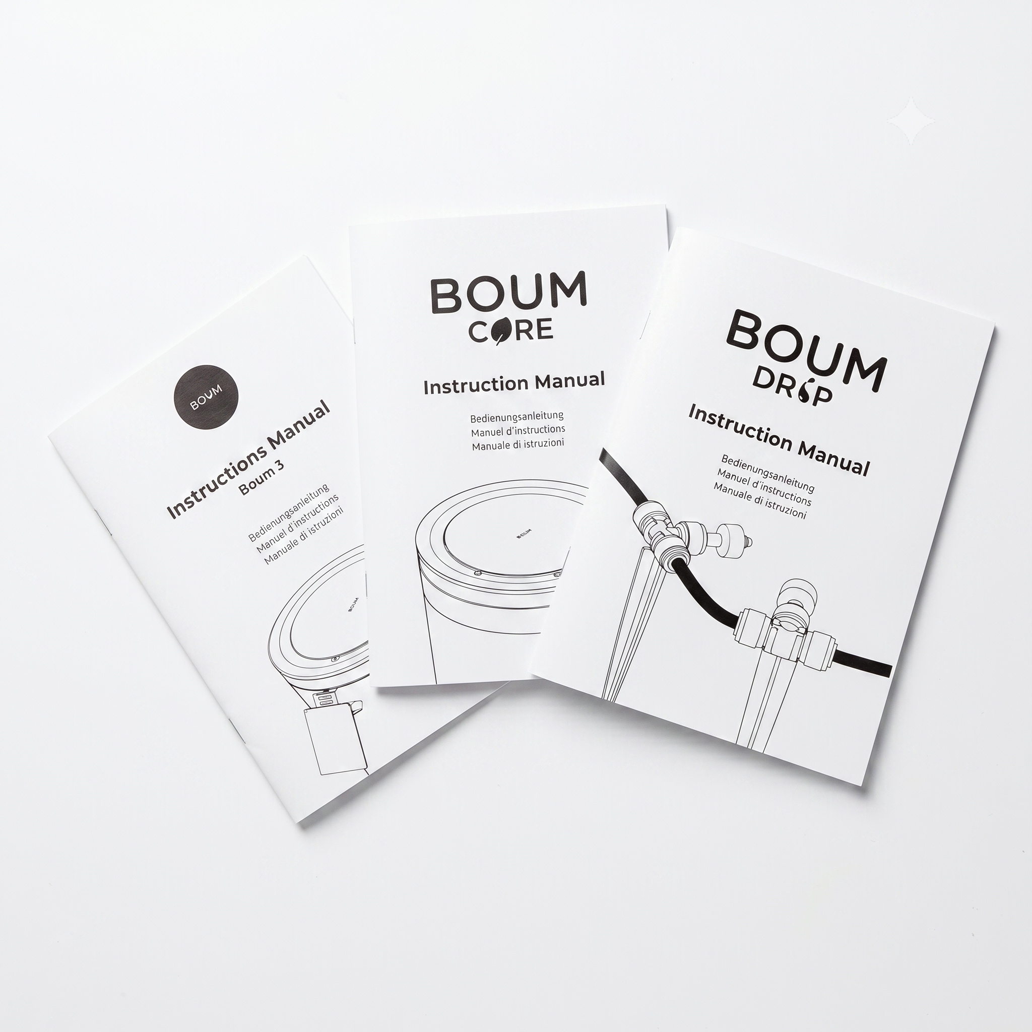 Bedienungsanleitungen Boum Bewässerungssysteme (Manuals)