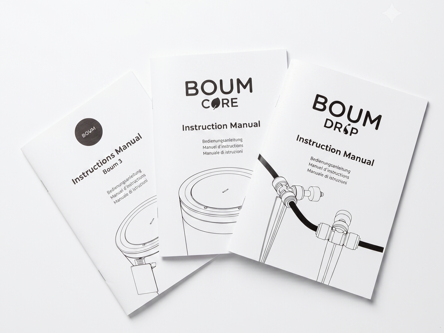Bedienungsanleitungen Boum Bewässerungssysteme (Manuals)