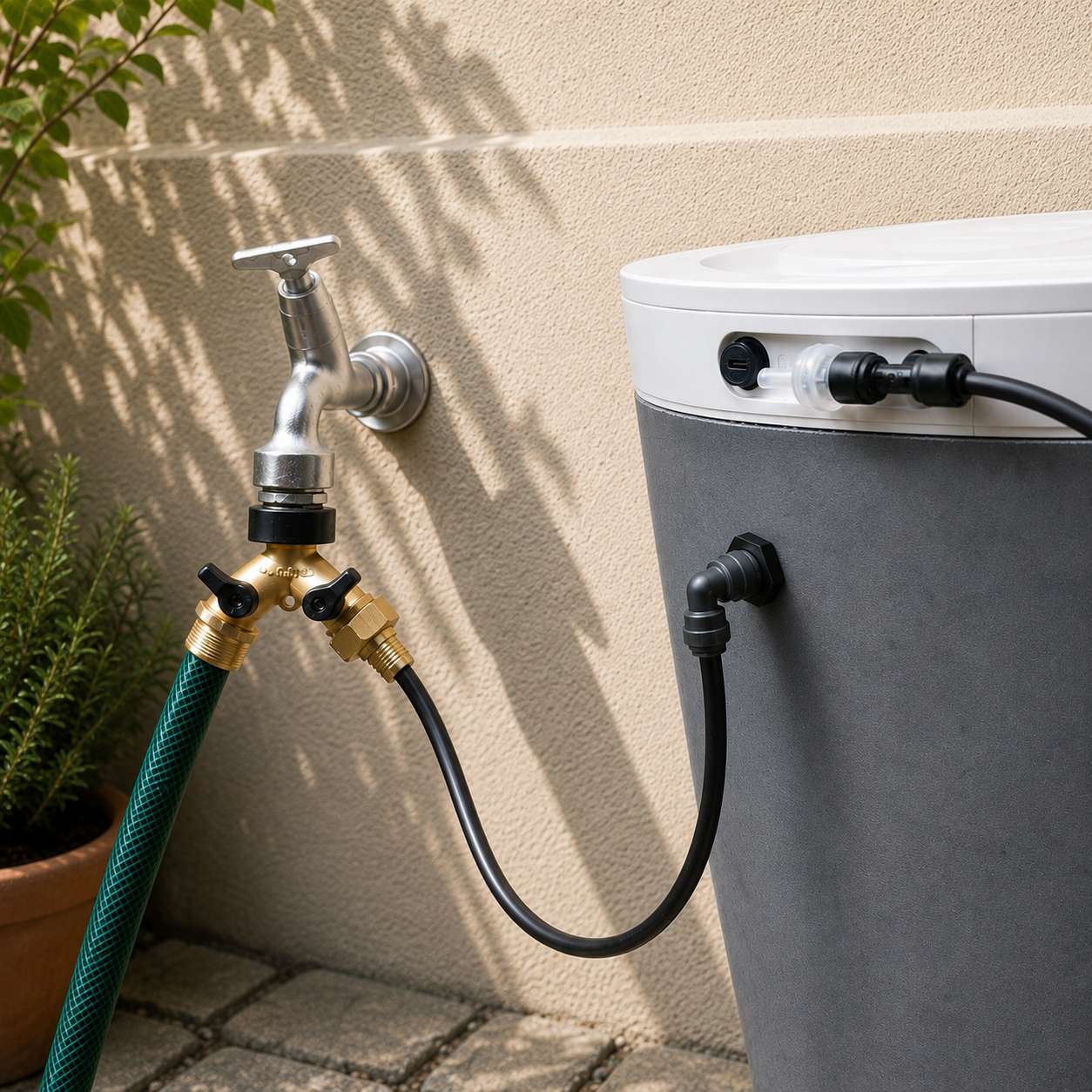 Boum Anschluss-Kit für Outdoor Wasserhahn