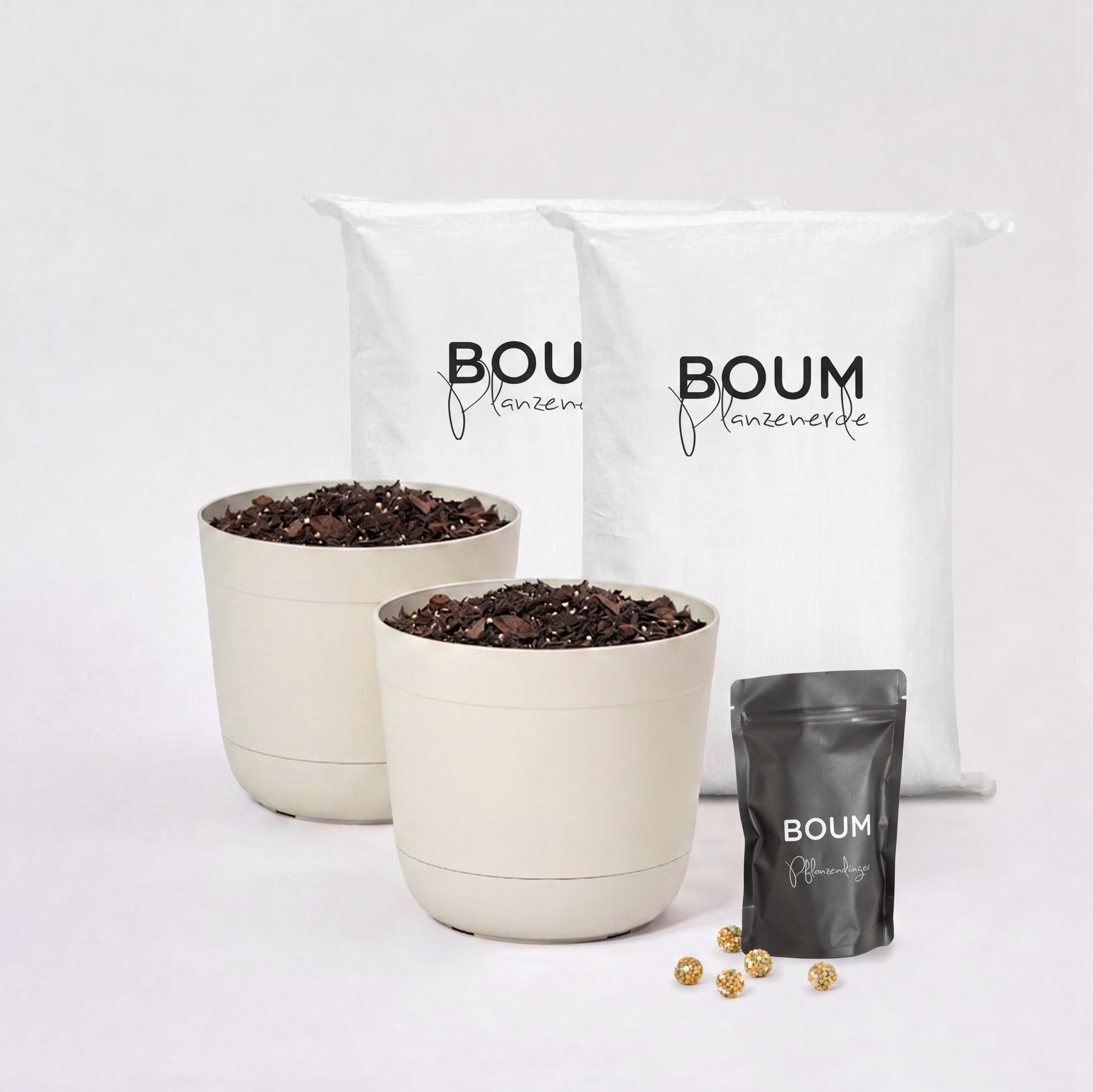 Topf und Erd Bundle Core 13 L ("Boum wächst")