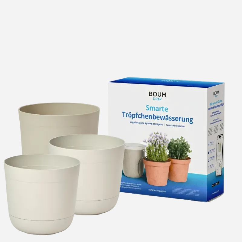 Boum Drip (Tröpfchenbewässerung) mit 2 Boum Töpfen (Kombi-Paket) - 32L Tank