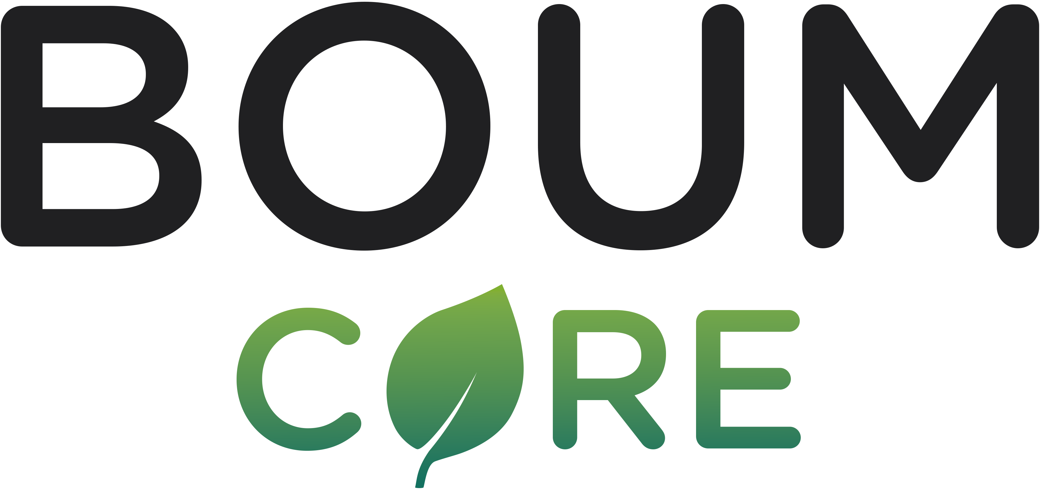 Boum Core Landing Logo